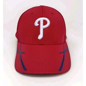 Philadelphia Phillies 47 Brand Strapback Hat Cap Red Blue Retro Stripes